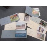 Eight HM Queen Elizabeth II and HRH Prince Philip, Duke of Edinburgh, signed Christmas cards,