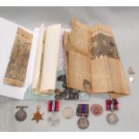 A group of medals for John Aubrey Ferguson RCAF Spitfire pilot 1939-45, with Star, Defence Medal,