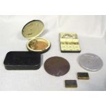 An Army & Navy fishing fly box, together with 12 various fly boxes to include Hardy Bros, Ogden,