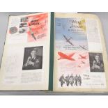 Johnnie Johnson's personal scrapbook, relates mostly to the publication of his book 'Wing Leader'