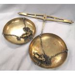 A 19th century brass balance, by W & T Avery, Birmingham