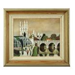 § Alfred Daniels, RWS, RBA (British, 1924-2015) Magdalen Bridge, Oxford signed lower right "Alfred