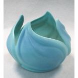 Artus van Briggle, an art pottery bud vase, with turquoise glaze, incised marks 13cm (5in)