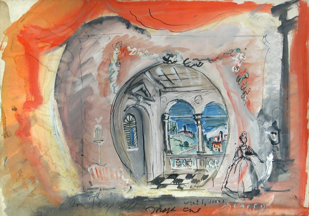 Joseph Carl (Austrian, 1877-1937) (Austrian, 1877–1937) Set designs for the Viennese opera - - Image 2 of 12