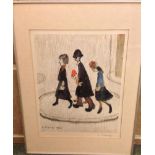 § Laurence Stephen Lowry, RA (British, 1887-1976) The Family signed lower right in pen "L S Lowry"