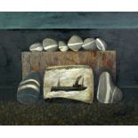 § Martin Leman (British, b.1934) Homage to Alfred Wallis signed lower right "M Leman" oil on