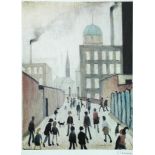 § Laurence Stephen Lowry, RA (British, 1887-1976) Mrs Swindell's Picture signed lower right in