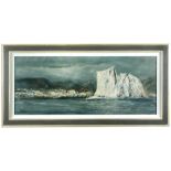 § Nael Hanna (Iraqi/Scottish, b. 1959) Iceberg, Norway signed "N Hanna" lower left oil on canvas