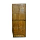 Peter Waals, a pair of Cotswold School oak wardrobes, each with panelled fronts and 'mouse ear'