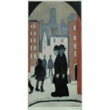 § Laurence Stephen Lowry, RA (British, 1887-1976) Two brothers signed lower right in pencil "L S
