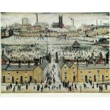 § Laurence Stephen Lowry, RA (British, 1887-1976) Britain at Play signed lower right in pencil "L