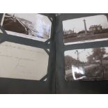 A family postcard album, many dated to 1913