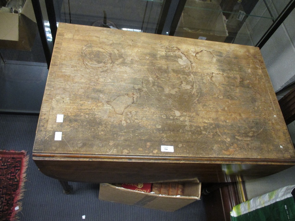 A Pembroke table (some water damage) - Image 2 of 2