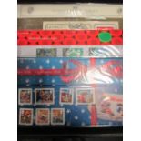 GB modern stamps, presentation packs, unused, face value over £200