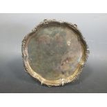 A Victorian salver, presentation inscription to the Officers of the 7th Prince's Royal Dragoon