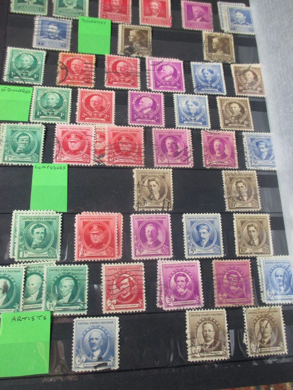 A tower of trays of postage stamps containing a large collection of USA material from 1850 to - Image 3 of 3