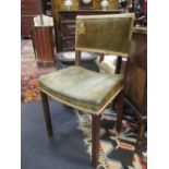 A George VI Coronation chair, limed oak frame