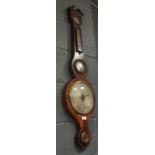 A Regency mahogany Barometer 'Cappi, London', 98cm high