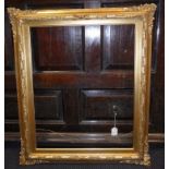 A good 19th Century Empire Style rectangular giltwood frame, 52 x 42 cm