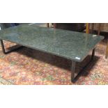 A French marble coffee table 34 x 152 x 76cm