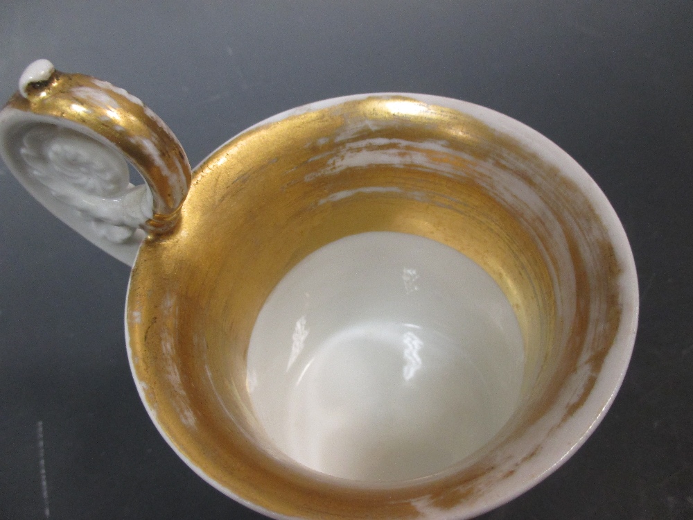 A Berlin cabinet cup and saucer (restored) and a Meissen plate - Image 4 of 6