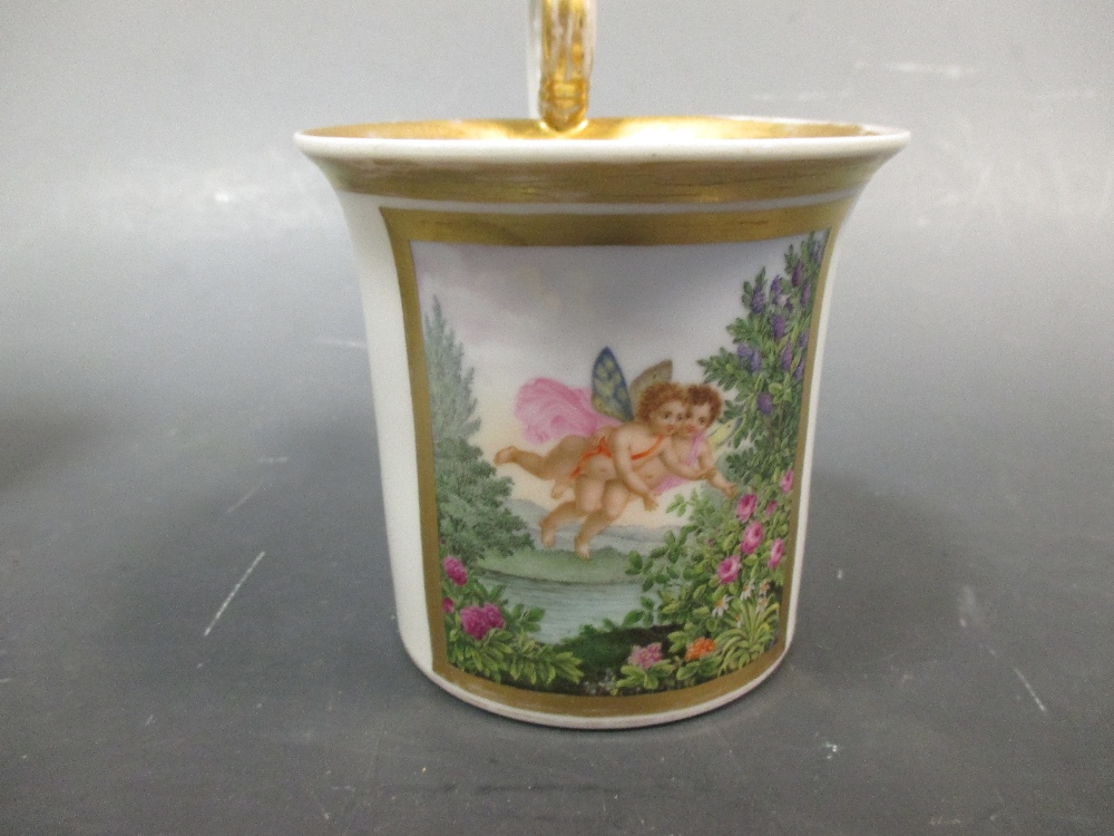 A Berlin cabinet cup and saucer (restored) and a Meissen plate - Image 6 of 6