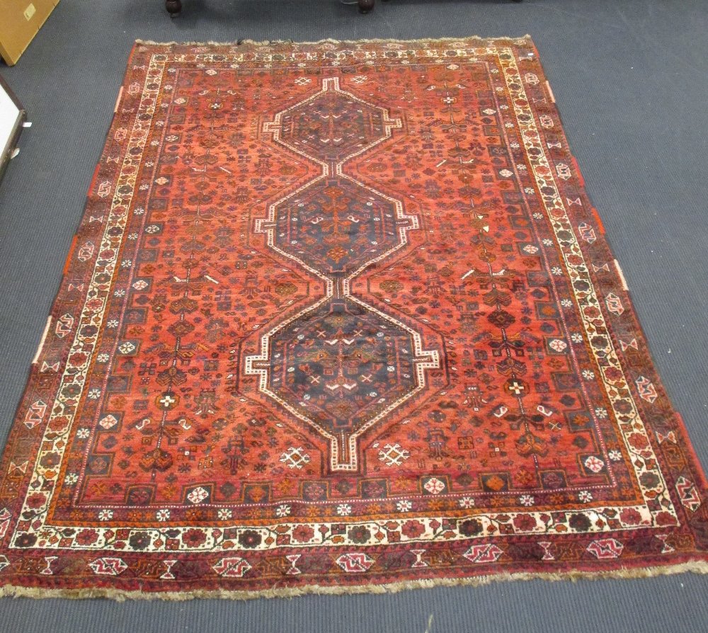 Two Persian rugs, 287 x 200cm and 187 x 124cm (2)