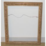 A pair of modern wooden frames, A painted distressed frame and a gilded painted distressed frame (4)