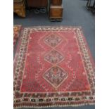 Two Persian rugs, 240 x 204cm and 180 x 97cm (2)