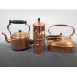 Three copper wares