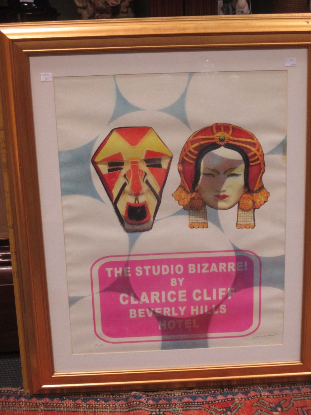 Reino Contes, a set of five limited edition Clarice Cliff screen prints, each numbered 5/25 AP (5) - Image 2 of 4