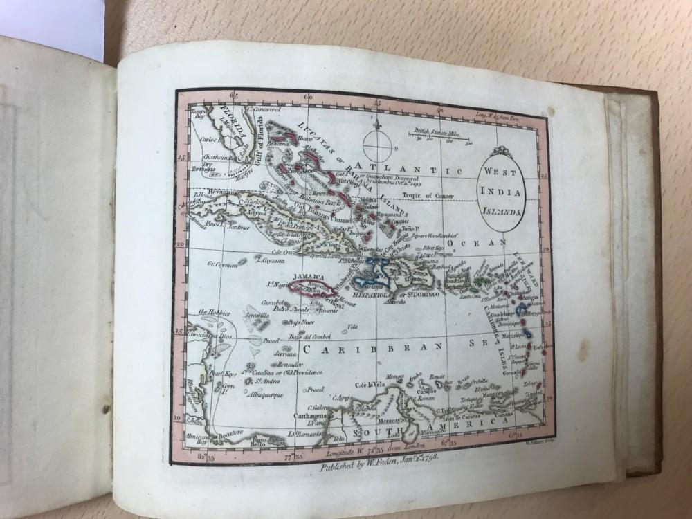 FADEN (William) Atlas Minimus Universalis. London 1798, oblong 8vo, engraved throughout with 55 maps - Image 5 of 5