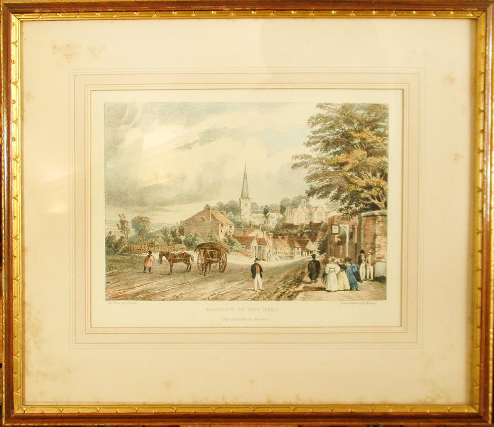 George Barret the Younger (1767-1842) A view of Harrow taken from the Grounds of Richard Page Esq. - Image 5 of 7