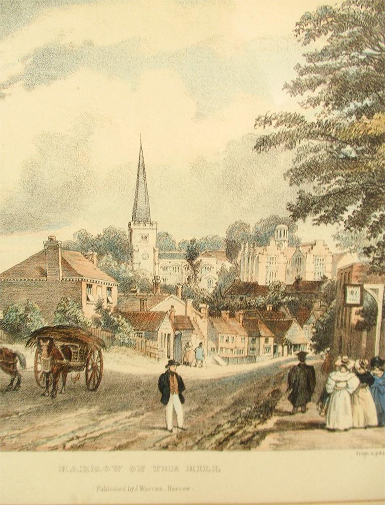 George Barret the Younger (1767-1842) A view of Harrow taken from the Grounds of Richard Page Esq. - Image 6 of 7