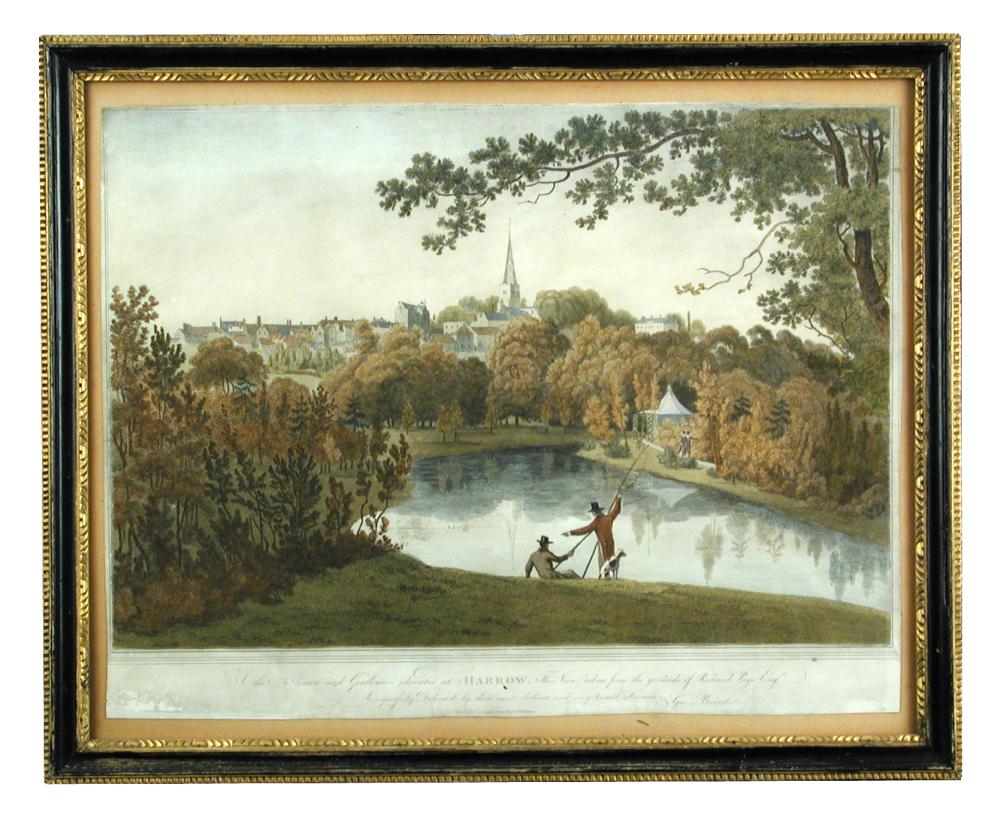 George Barret the Younger (1767-1842) A view of Harrow taken from the Grounds of Richard Page Esq.