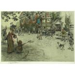 Cecil Aldin. Old English Inns, six colour prints published by Eyre and Spottiswoode, each signed
