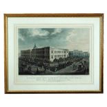 H. Pyall after J. Pollard A North East View of the New General Post Office coloured aquatint