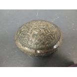 An early 19th century Indian silver pill box