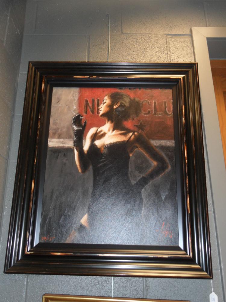 § Fabian Perez (Argentinian, b.1967) Girl smoking signed lower right "Perez" within the print and - Image 3 of 4