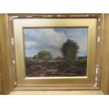 Ernest Proctor (1886-1935), Landscape, signed lower left, oil on canvas, 19.5 x 24.5 cm