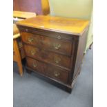 A Mid 18th century style chest of drawers, 82 x 80 x 48cm