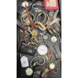 A quantity of mixed watches, parts, spares etc