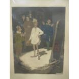 * Whishaw, An audience with a king, aquatint, signed lower right in pencil "Whishaw", inscribed "no.