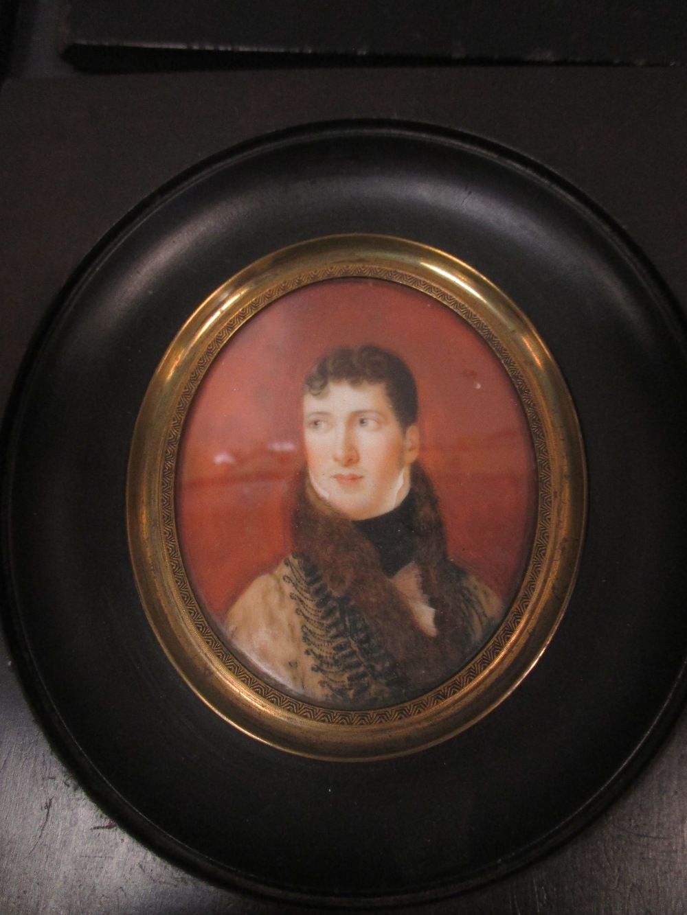 Three 19th century portrait miniatures, two others and a silhouette - Image 2 of 20