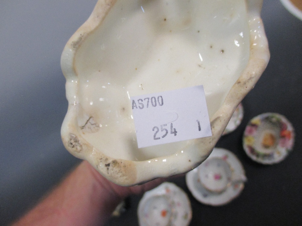 A collection of English pottery to include a puzzle jug frog mugs etc - Image 4 of 8