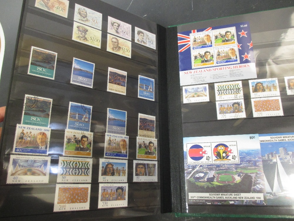 New Zealand and Australia, a stamp collection of 9 albums, mostly later 20th century commemorative - Image 3 of 5