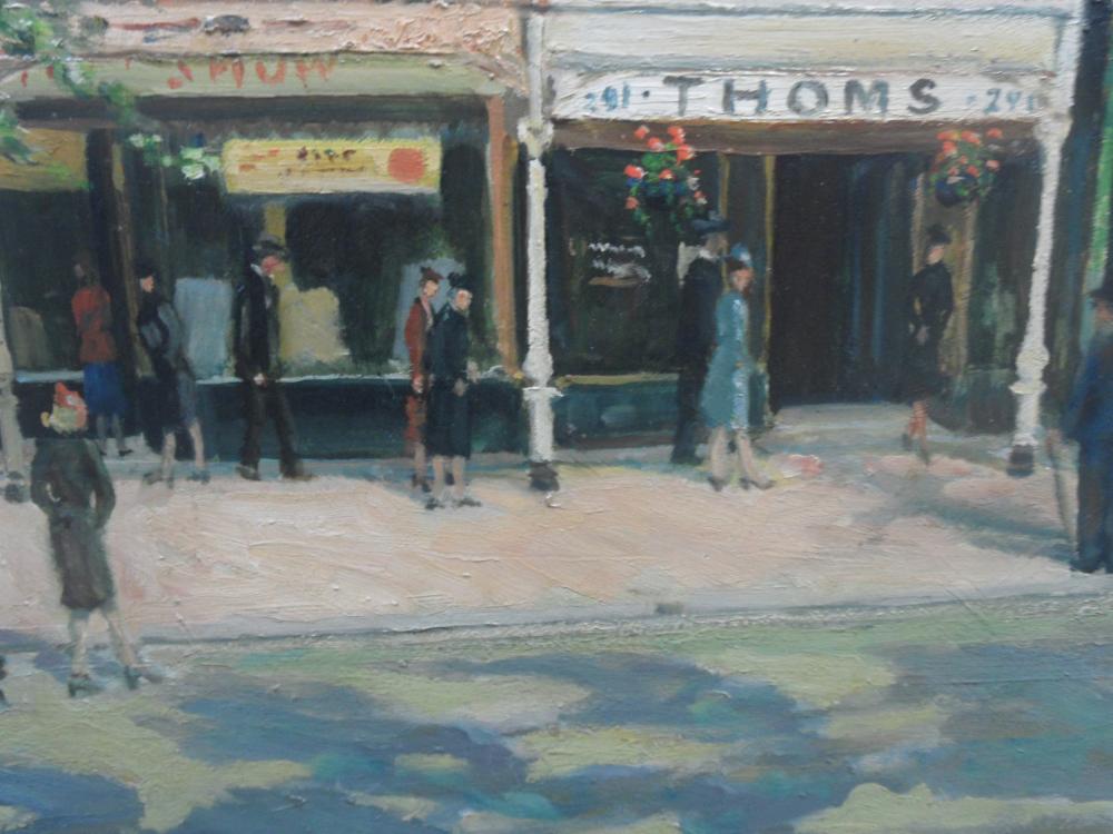 § Fred Bottomley (British, 1883-1960) High Street signed lower right "Fred Bottomley" oil on board - Image 9 of 12