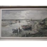 Jack Cox (British, 1914-2007) Blakeney, Norfolk signed lower right "Cox" oil on canvas 59 x 100cm (