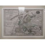 Maps of England, Roman Britain and Europe; Britannia Romana, 36 x 43cm; Angliae Regnum, 20 x 27cm