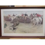 A collection of prints of Lurchers by Mick Cawston, a pair of Terriers by Cecil Aldin; Cecil